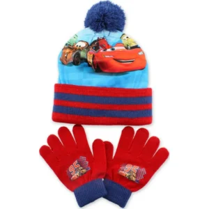 Set 2 pièces bonnet et gants Cars Disney
