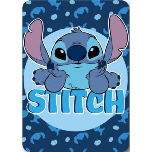 Plaid Polaire Stitch Disney