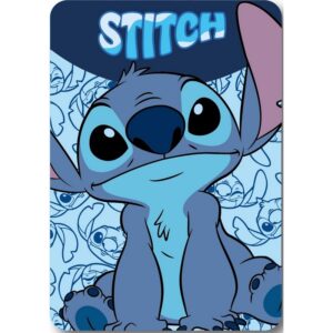 Plaid Polaire Stitch Disney